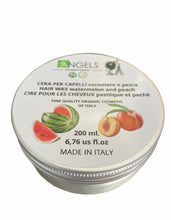 Load image into Gallery viewer, CERA PER CAPELLI AL COCOMERO E PESCA 200.ml 6,76 us fl.oz E.Cos ecologia e cosmesi sc