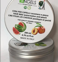 Load image into Gallery viewer, CERA PER CAPELLI AL COCOMERO E PESCA 200.ml 6,76 us fl.oz E.Cos ecologia e cosmesi sc